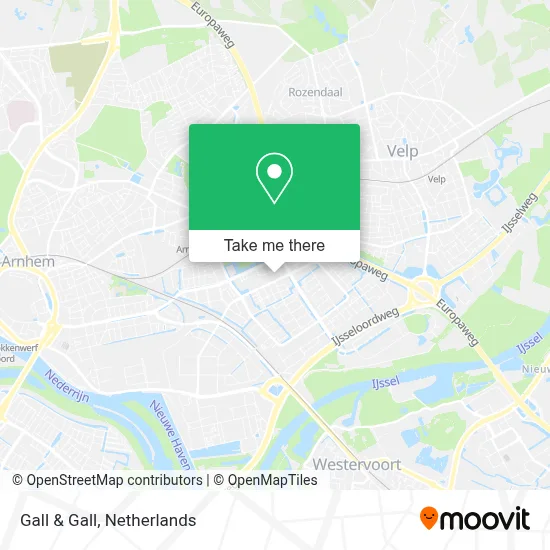 Gall & Gall map