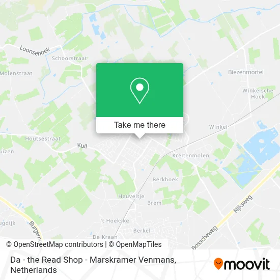 Da - the Read Shop - Marskramer Venmans Karte