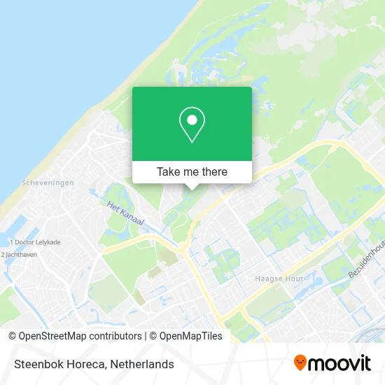 Steenbok Horeca map