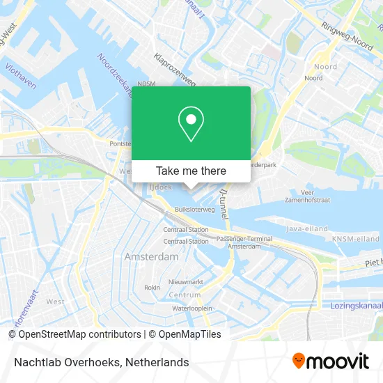 Nachtlab Overhoeks map