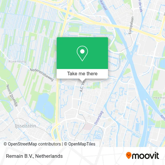 Remain B.V. map
