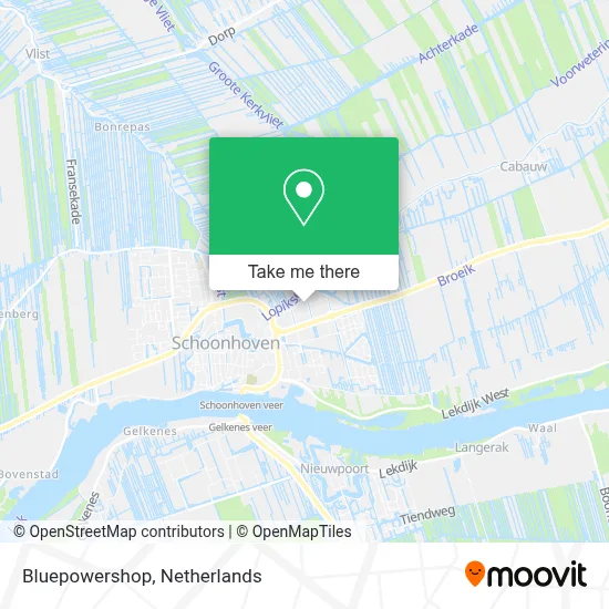 Bluepowershop map