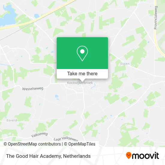The Good Hair Academy map