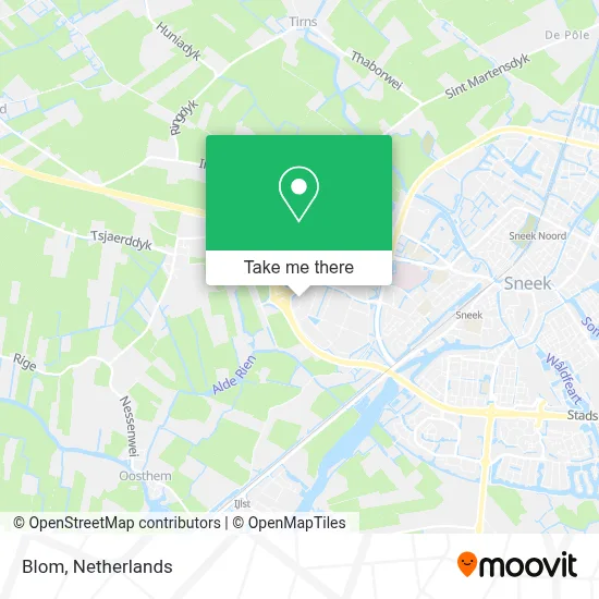 Blom map