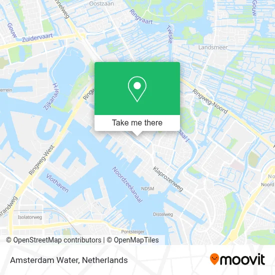 Amsterdam Water map