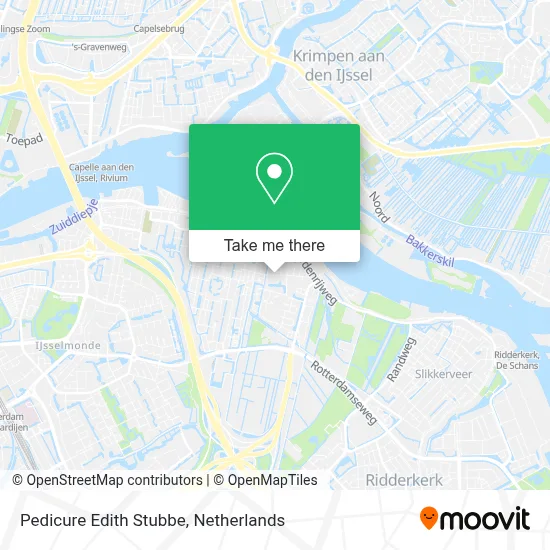 Pedicure Edith Stubbe map