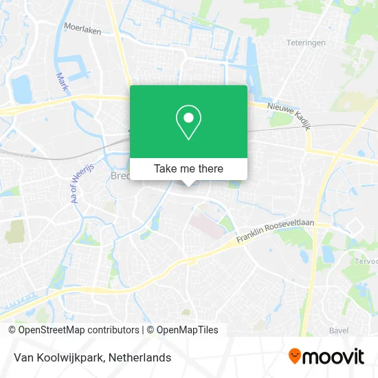 Van Koolwijkpark map