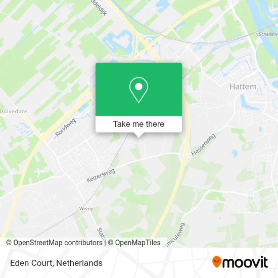 Hof Van Eden map