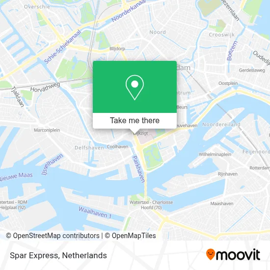 Spar Express map