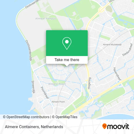 Almere Containers Karte