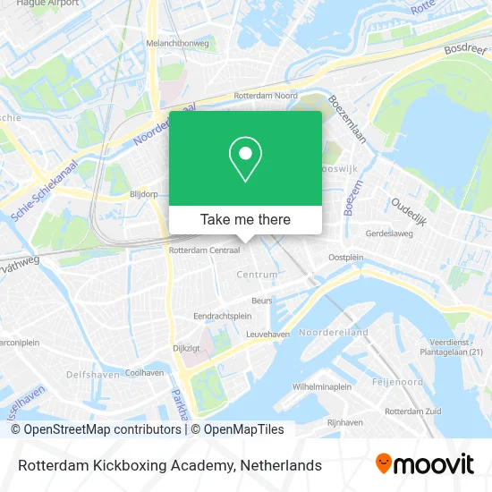 Rotterdam  Kickboxing Academy map