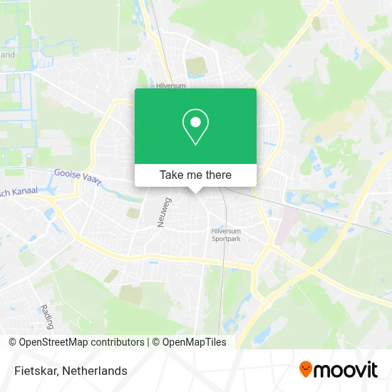 Fietskar map