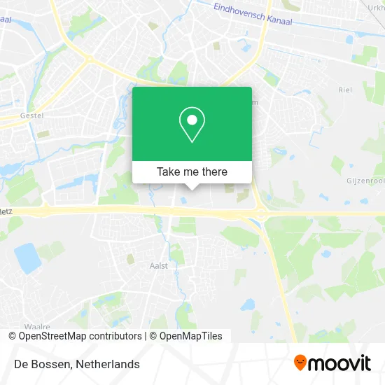 De Bossen map