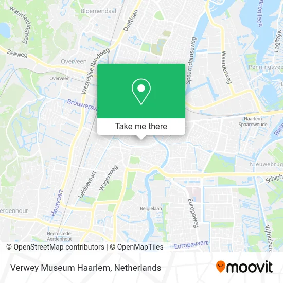 Verwey Museum Haarlem map