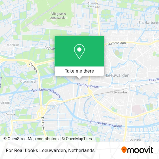 For Real Looks Leeuwarden map
