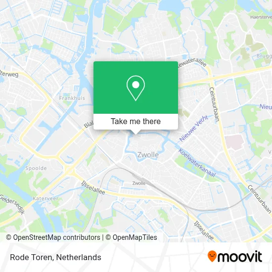 Rode Toren map