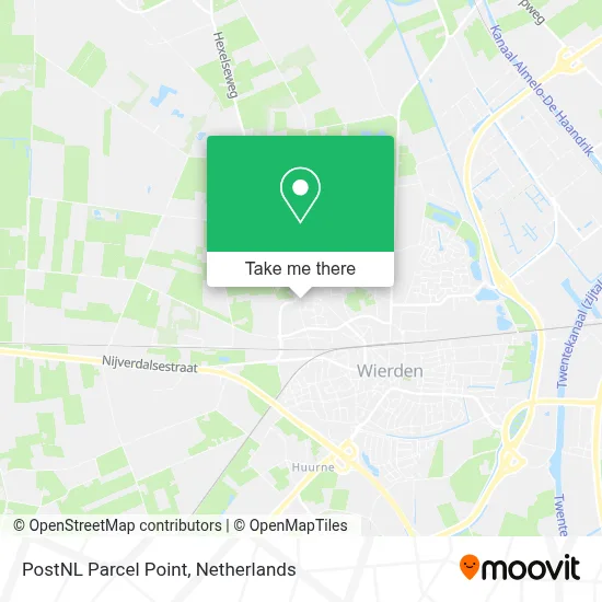 Postnl Pakketpunt map