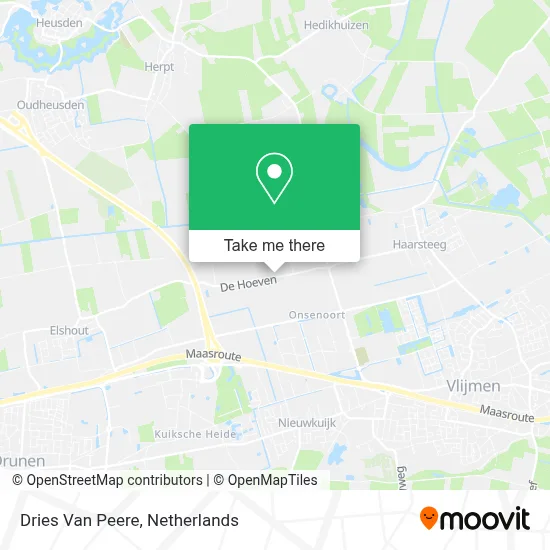 Dries Van Peere map