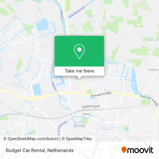 Budget Autoverhuur Karte