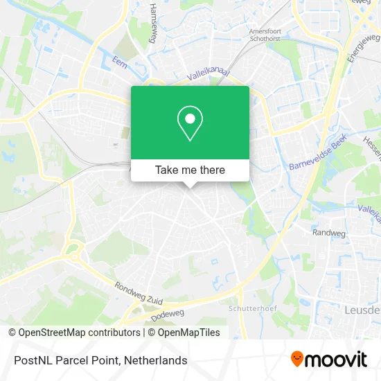 Postnl Pakketpunt map