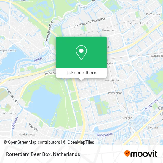 Rotterdam Beer Box map