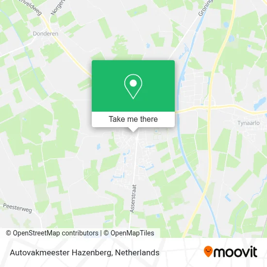 Autovakmeester Hazenberg map