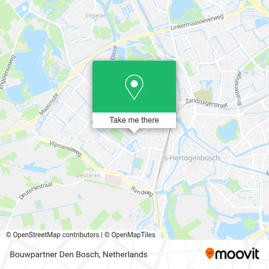 Bouwpartner Den Bosch map