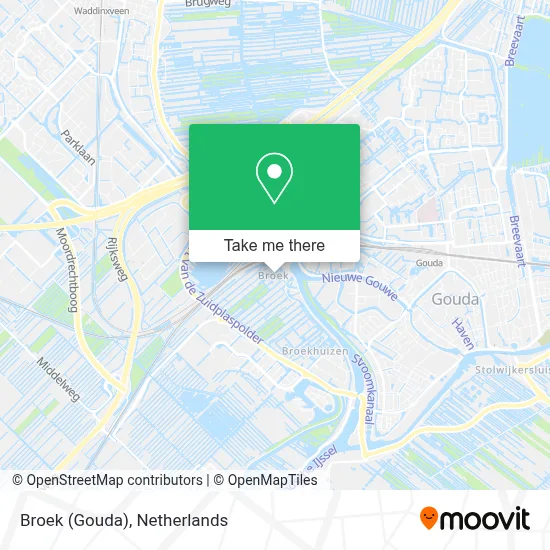 Broek (Gouda) Karte