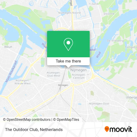 The Outdoor Club map