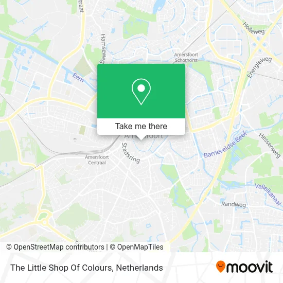 The Little Shop Of Colours map