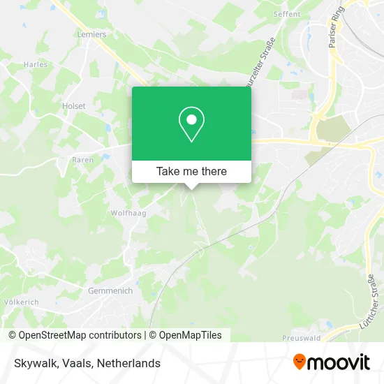 Skywalk, Vaals map