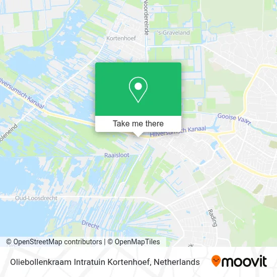 Oliebollenkraam Intratuin Kortenhoef map