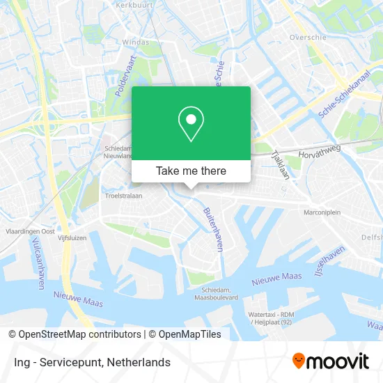 Ing - Servicepunt map