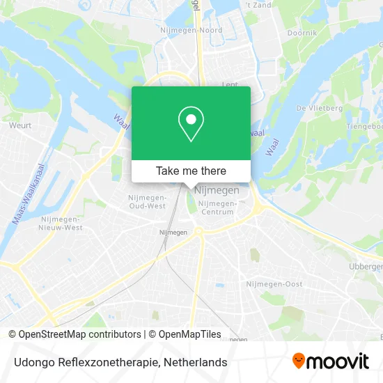 Udongo Reflexzonetherapie map
