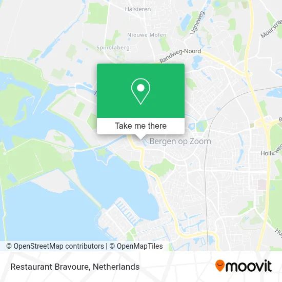 Restaurant Bravoure map