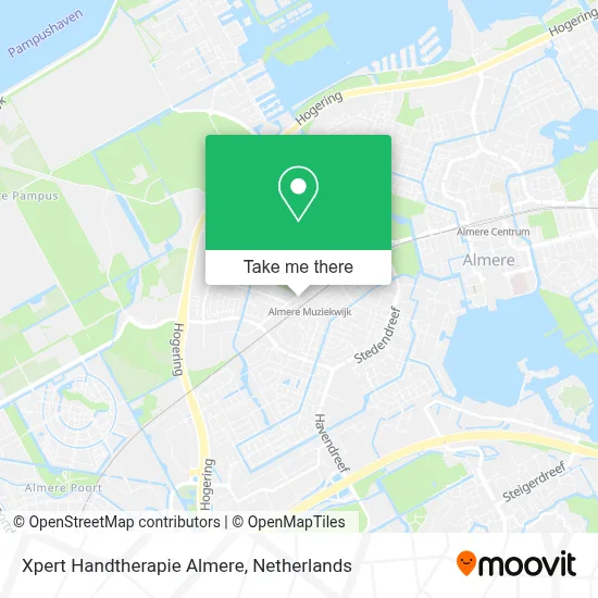 Xpert Handtherapie Almere map