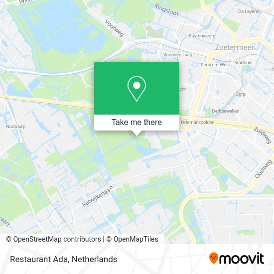 Restaurant Ada map