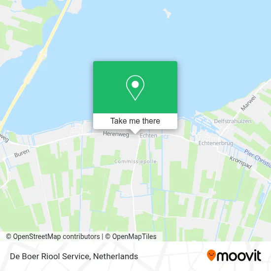 De Boer Riool Service map