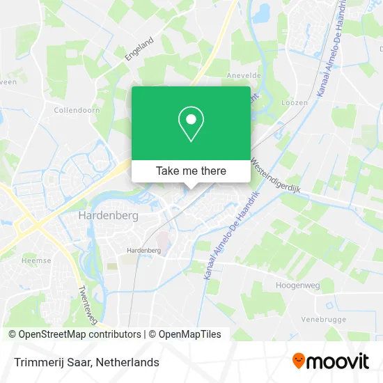 Trimmerij Saar map