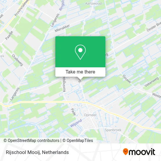 Rijschool Mooij map