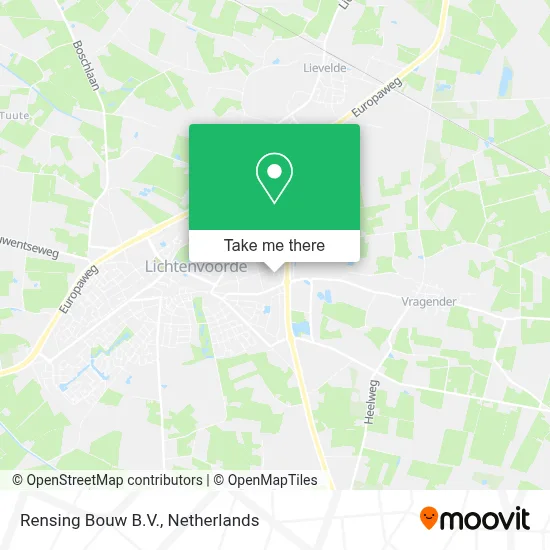 Rensing Bouw B.V. Karte