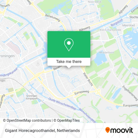 Gigant Horecagroothandel map