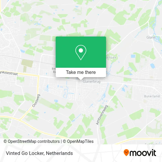 Vinted Go Locker map