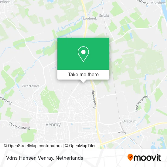 Vdns Hansen Venray map