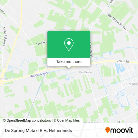 De Sprong Metaal B.V. map
