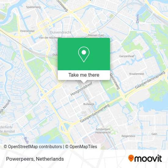 Powerpeers map