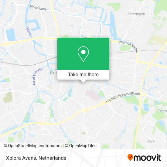 Xplora Avans map