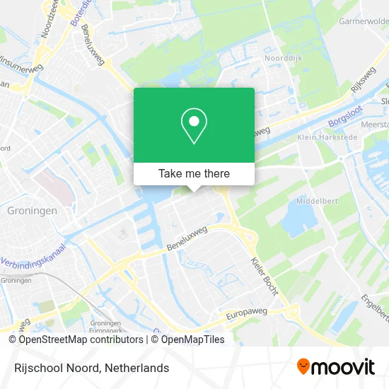 Rijschool Noord Karte