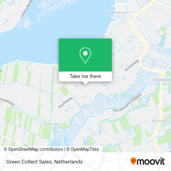 Green Collect Sales map