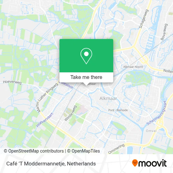 Café 'T Moddermannetje map